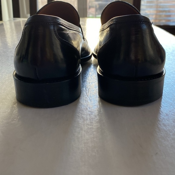 Fratelli Men’s Black Soft Leather Tassel Slip On Shoes Size 9. Made in Italy. main image 12